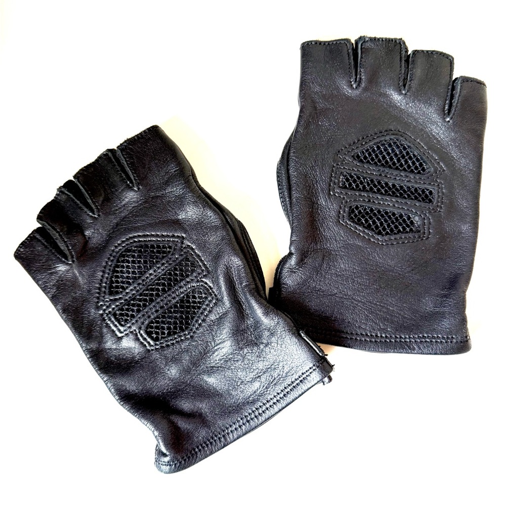 Harley-Davidson Black Fingerless Gloves Women’s XS